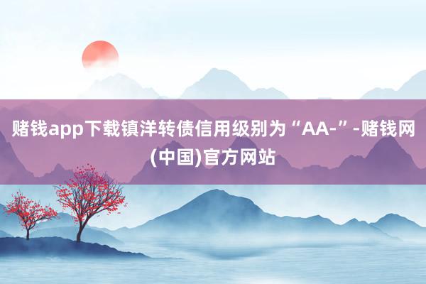 赌钱app下载镇洋转债信用级别为“AA-”-赌钱网(中国)官方网站