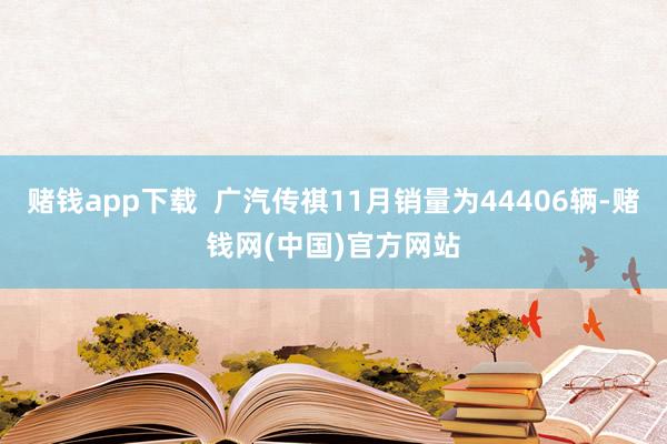 赌钱app下载  广汽传祺11月销量为44406辆-赌钱网(中国)官方网站