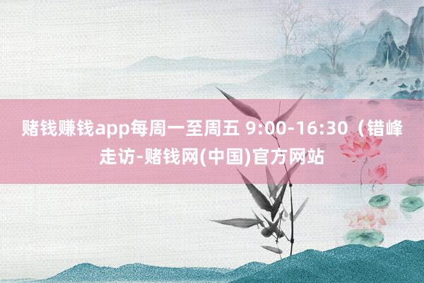 赌钱赚钱app每周一至周五 9:00-16:30（错峰走访-赌钱网(中国)官方网站