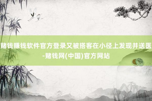 赌钱赚钱软件官方登录又被搭客在小径上发现并送医-赌钱网(中国)官方网站
