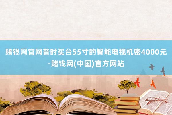 赌钱网官网昔时买台55寸的智能电视机密4000元-赌钱网(中国)官方网站